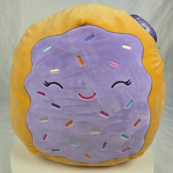 Squishmallows 16" Large Plush Purple Toaster Pastry with Sprinkles - Picture 1 of 6